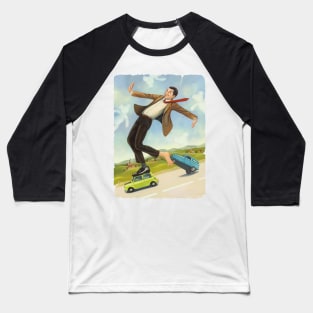 Mr Bean Flaying Baseball T-Shirt